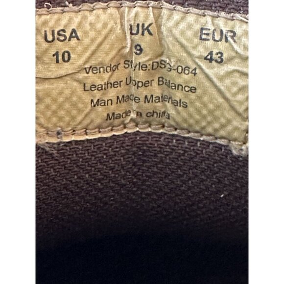 Northeast Outfitters Men's Sz 10 Hiking Boot Brown Leather Rugged Waterproof - Picture 10 of 10